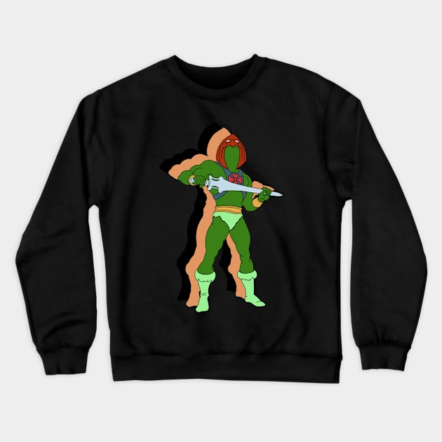 Cringer He-man Crewneck Sweatshirt by Sttugzart